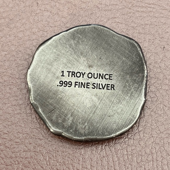 PRICE FIRM 1 Troy Ounce .999 Fine Silver Athena Owl Coin - Picture 5 of 5